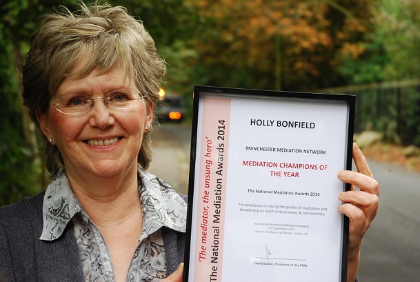 Holly rewarded for setting up network